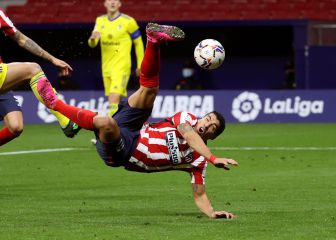 Suárez anota el tercero y el Atleti ya golea a Cádiz