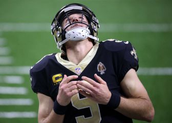 Reporte: Brees está fuera por al menos dos semanas