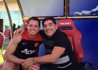 El mensaje de Chicharito tras la muerte de Diego Maradona