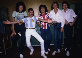 La historia detrás de la fotografía de Maradona con la banda Queen