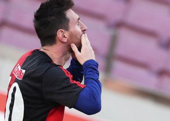 Dedicatoria emotiva de Messi en goleada a Osasuna