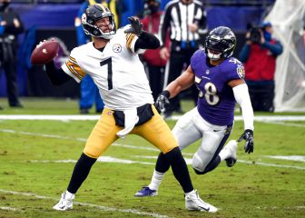 Los jugadores que no estarán en el Ravens vs Steelers