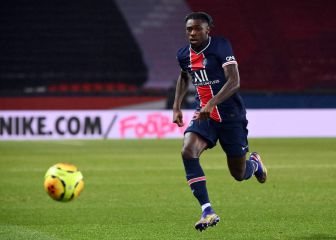Moise Kean sentenció el triunfo del PSG sobre Lorient