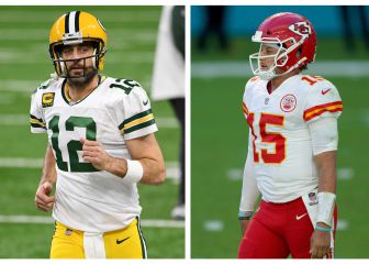 Carrera de dos: Rodgers y Mahomes, por el MVP