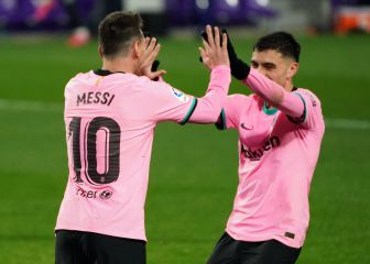 El Barça goleó a Valladolid con gol histórico de Messi