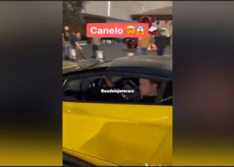 Canelo es visto conduciendo un lamborghini en Guadalajara