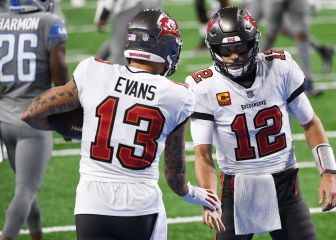 Tom Brady y los Buccaneers doman a los Lions a domicilio
