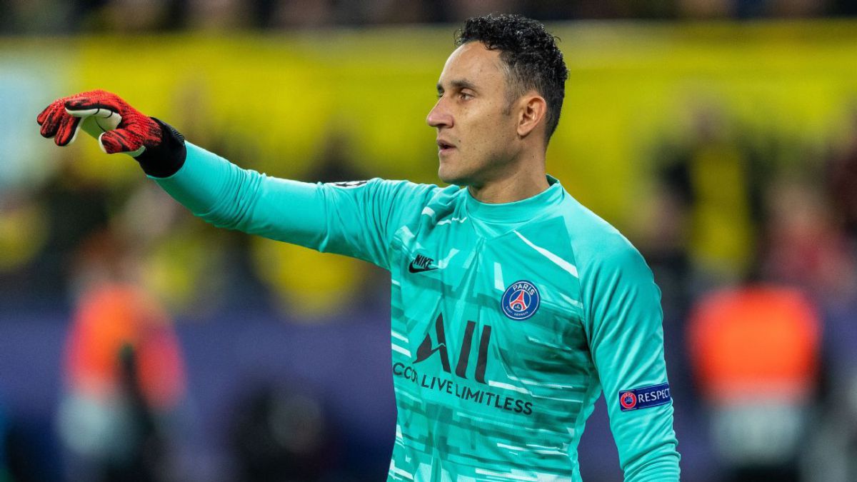 The PSG is attacking the impressive players of Keylor Navas
