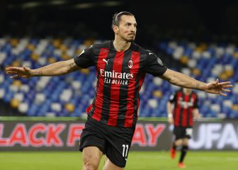 ¡De locos! Zlatan se interna en la nieve de Italia sin playera