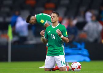 Así es el ritual de Chicharito antes de cada partido