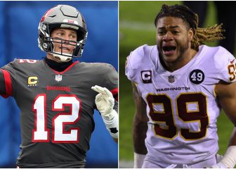 Tom Brady calma los ánimos con Chase Young