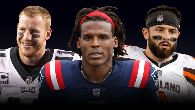 Carson Wentz, Cam Newton y Baker Mayfield, elegidos en alguno de los últimos 10 NFL draft