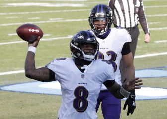 Lamar Jackson le teme a la nieve de Buffalo
