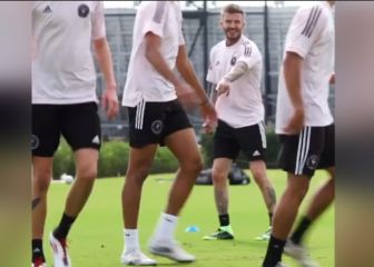 ¡Sorpresa! Beckham en el entrenamiento de Inter Miami