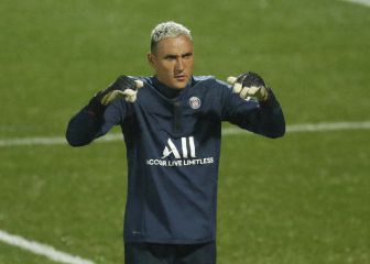 Alerta en el PSG: Keylor no completó el partido por lesión