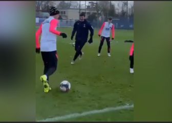El caño de Di María a Pochettino que lo dejó en el piso