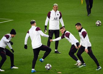 El golazo de Keylor Navas en la práctica del PSG