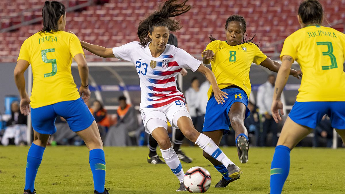 United States Against Women of Brazil: Table, TV;  How and where to see