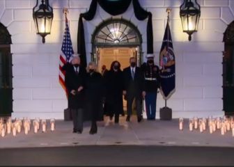 Homenaje en Estados Unidos al medio millón de fallecidos por coronavirus