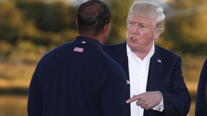 Donald Trump ante accidente de Tiger Woods: "Eres un campeón"