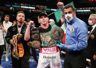 Canelo a dos aficionados de Jake Paul: “Váyanse a la chin…”