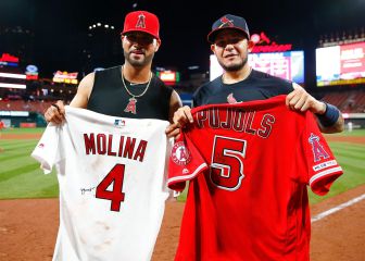 Pujols: Yadier Molina es el mejor catcher de esta época