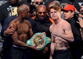 Mayweather le dio la fórmula a Saunders para vencer a Canelo