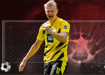 Haaland es el jugador que más rápido ha llegado a los 10 goles en Champions League