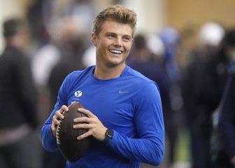 Zach Wilson destaca con sus pases en Pro Day de BYU