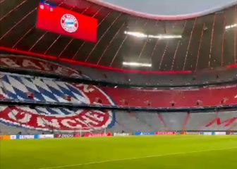 Así las condiciones en el estadio del Bayern Múnich