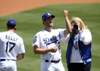 Dodgers reciben anillo de campeonato