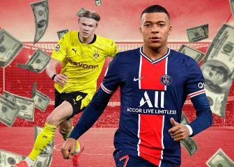 Los cambios de valor de los más valiosos: Mbappé baja y Haaland sube