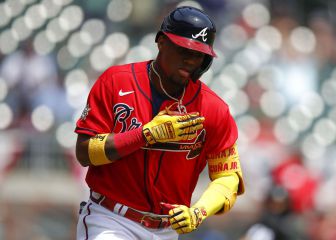 Ronald Acuña salió del juego de Braves por lesión