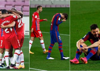 Barca sufre remontada ante Granada y se le escapa LaLiga