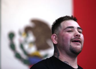 Se desataron peleas campales durante la pelea de Andy Ruiz