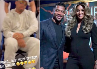 El divertido momento de Russell Wilson bajo anestesia