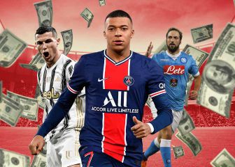 Higuaín junto a Cristiano y Mbappé como los delanteros más cotizados de Europa