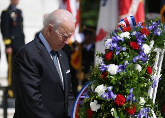 Memorial Day: Biden rinde homenaje a los soldados caídos