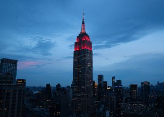 El Empire State luce los colores del Bayern Munich