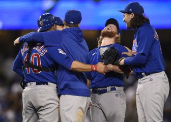Los Cubs se combinan para dejar sin hit a los Dodgers