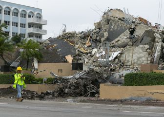 Derrumbe en Miami: Encuentran 10 cuerpos más