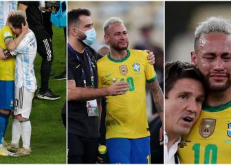 En imágenes: Neymar rompió en llanto en pleno Maracaná