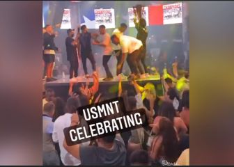 La celebración de USMNT tras ganar la Copa Oro