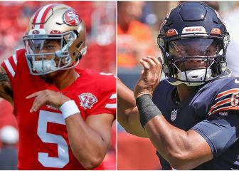 Trey Lance y Justin Fields se presentan con buena nota
