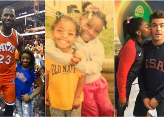 10 fotos inéditas de Simone Biles, la reina de la gimnasia