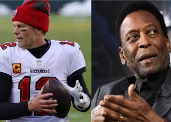 ¡Dos leyendas del deporte! Brady recibe regalo de Pelé