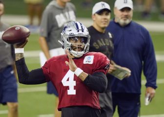 Prescott tendrá mayor carga en prácticas de Dallas Cowboys