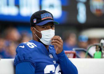 Barkley, presente en prácticas conjuntas entre NY y Patriots