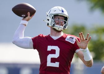 Carson Wentz da señas de prematura reincorporación