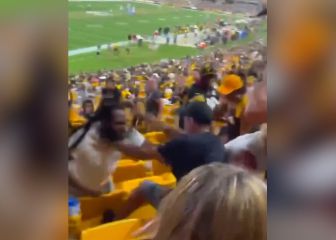 La pelea que interrumpió el Steelers contra Lions del la pretemporada de la NFL